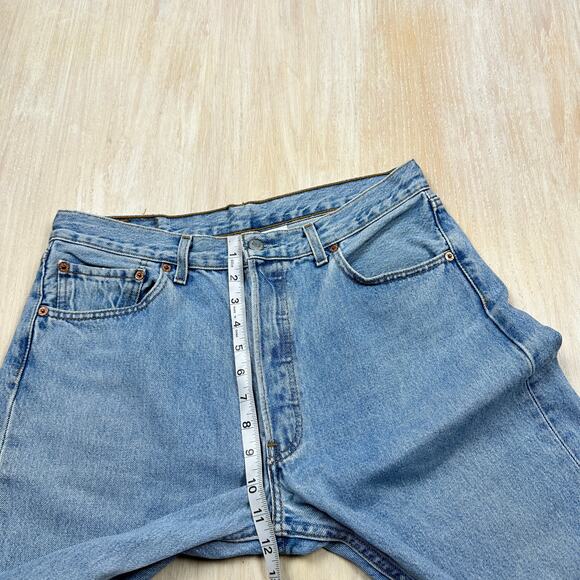 Levi's 501 XX Button Fly Original Fit 100% Cotton Blue Denim Jeans Men's 34X34 - Picture 7 of 14